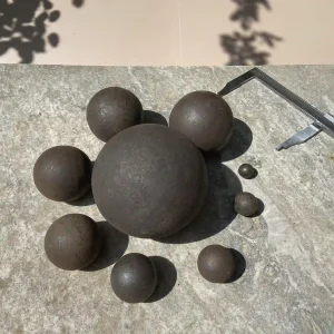 120mm forged steel grinding balls for industrial ball mills