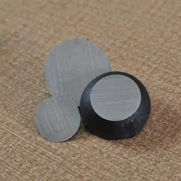 Cast steel ball with a smooth, uniform surface, ideal for grinding and industrial applications.