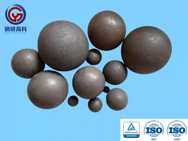 Bolas de moagem em aço forjado e fundido para mineração e cimento