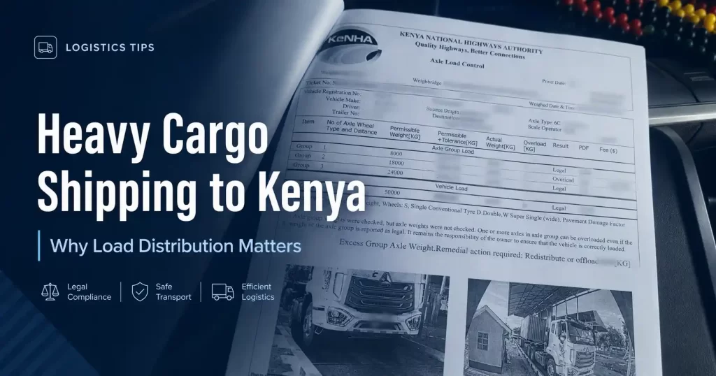 Heavy Cargo Shipping to Kenya: Why Load Distribution Matters