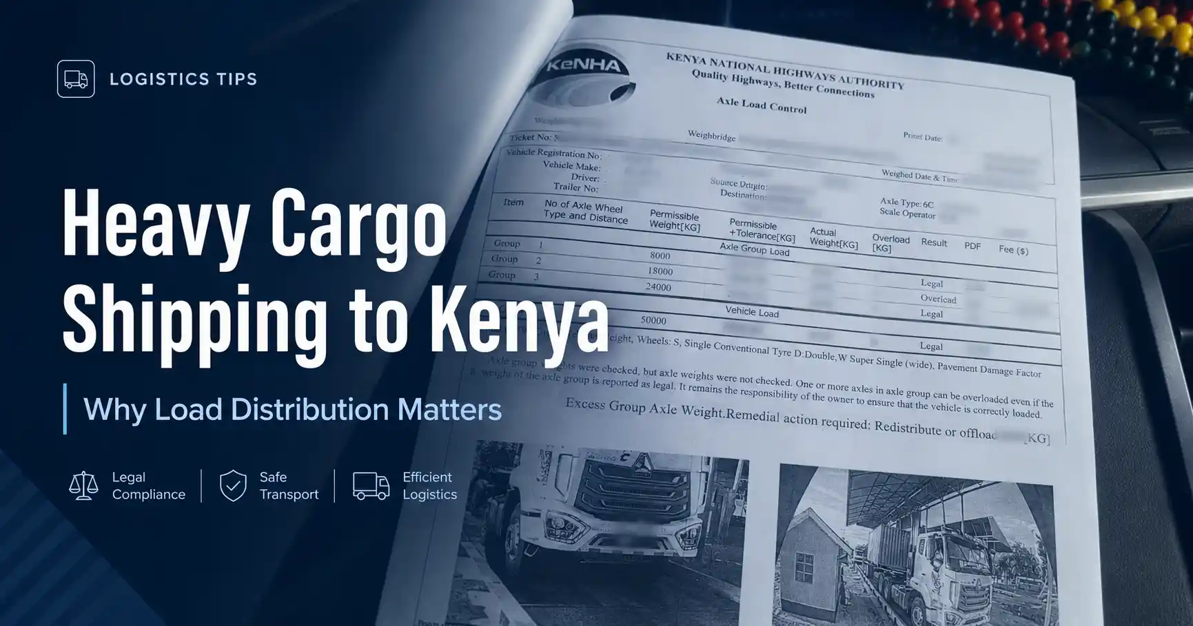 Heavy cargo shipping to Kenya and load distribution for forged grinding balls