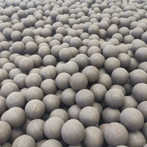 Hot-rolled steel balls (steel ball blanks) ready for grinding media production