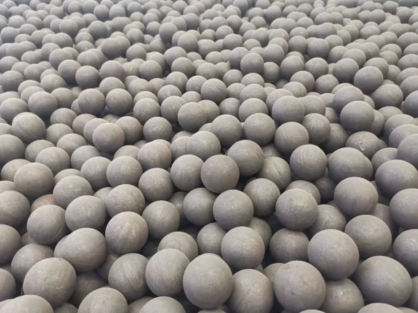 Hot-rolled steel balls (steel ball blanks) ready for grinding media production