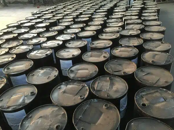 Iron barrel packaging for grinding media balls, used for industrial milling applications such as mining, cement production, and power plants.
