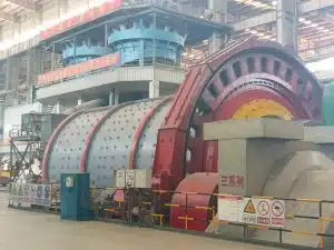 Large ball mill installed by Shandong Gangyan Grinding Ball Co., Ltd. for copper-molybdenum ore processing plant